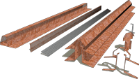 Airway Accessori, elementi accessori per tetto ventilato disponibili sia in rame che in acciaio preverniciato