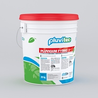 !Pluvigum Fybro, fibre-reinforced waterproofing liquid membrane
