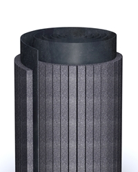 ROLL BLACK, sistema termoisolante in rotoli costituito da materiale isolante additivato con grafite, accostato ed accoppiato a caldo su una membrana bituminosa impermeabilizzante